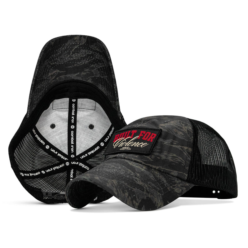 Load image into Gallery viewer, Built For Violence Tactical Ripstop Mesh Snapback Hat