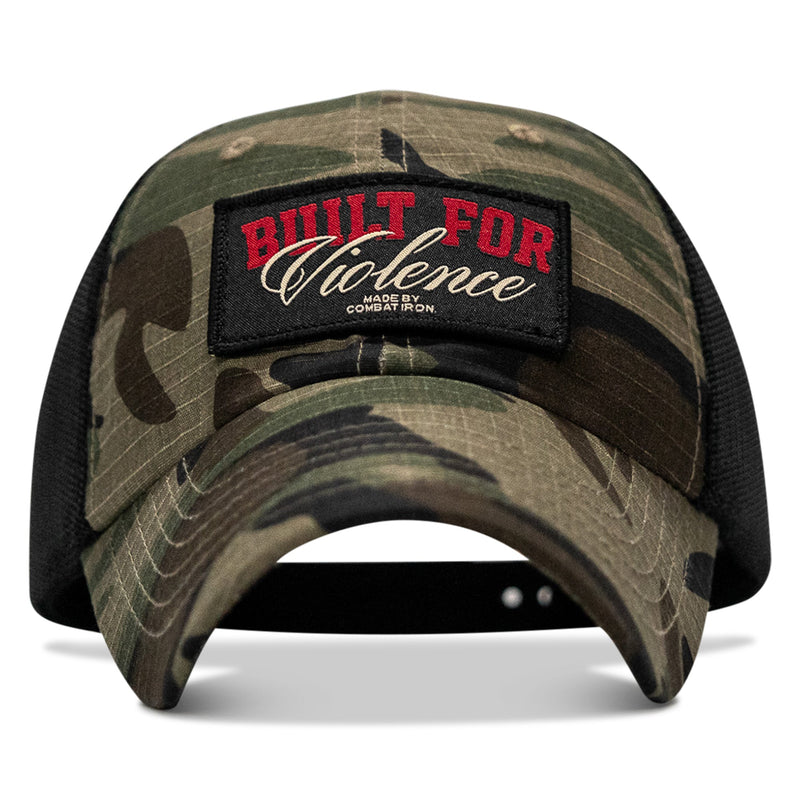 Load image into Gallery viewer, Built For Violence Tactical Ripstop Mesh Snapback Hat