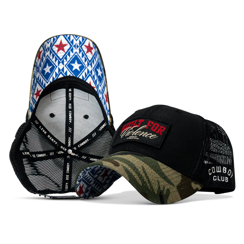 Load image into Gallery viewer, Built For Violence Patch Original Ripstop Snapback Hat