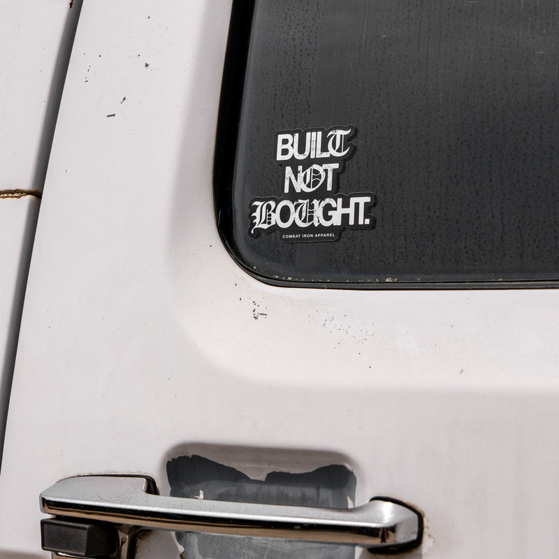 Load image into Gallery viewer, Built. Not. Bought. Decal