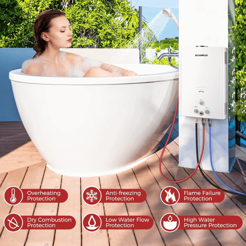 Load image into Gallery viewer, Camplux Pro Outdoor Propane Water Heater, Pool Heater