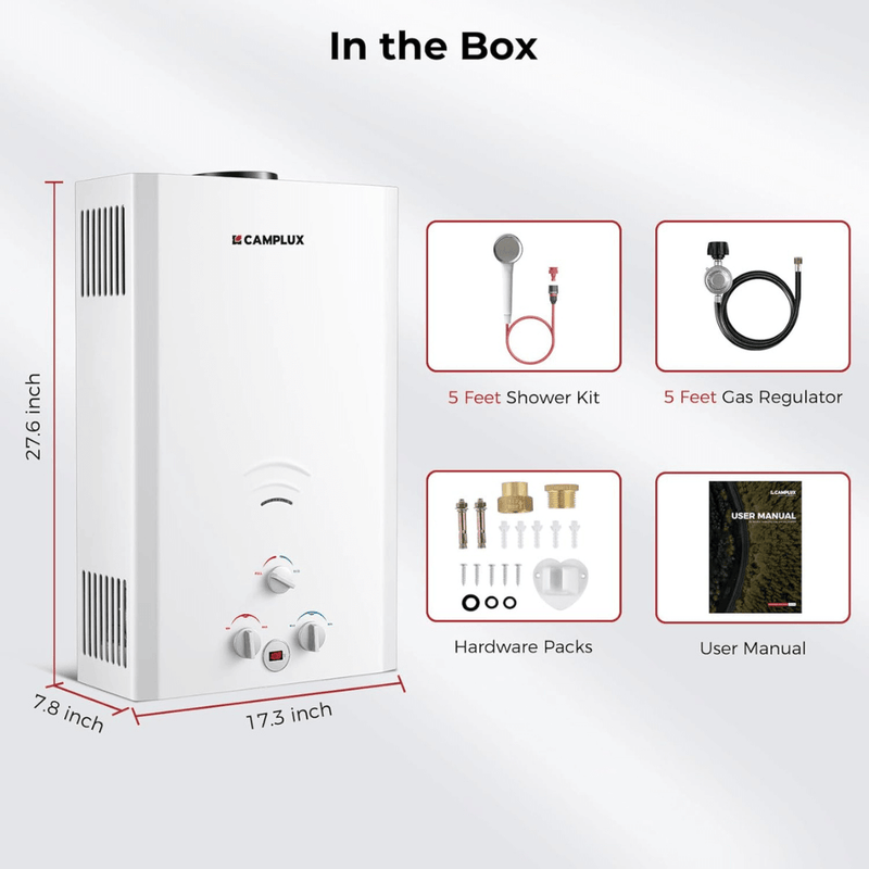 Load image into Gallery viewer, Camplux Pro Outdoor Propane Water Heater, Pool Heater
