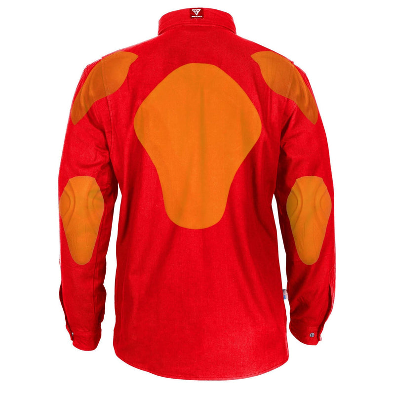 Load image into Gallery viewer, Protective Flannel Shirt - Red Solid