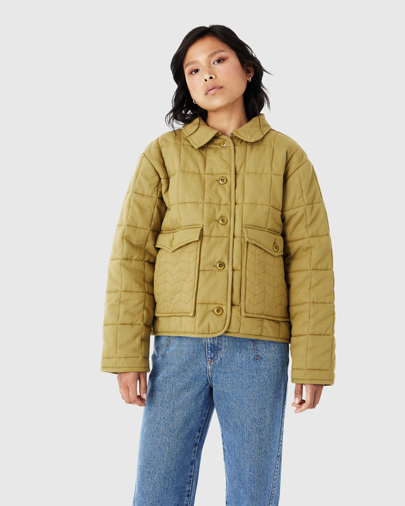 Load image into Gallery viewer, Organic Cotton Puffer Jacket