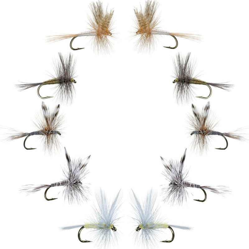 Load image into Gallery viewer, Basics Collection - Classic Dry Fly Assortment - 10 Flies - Sizes 12-16