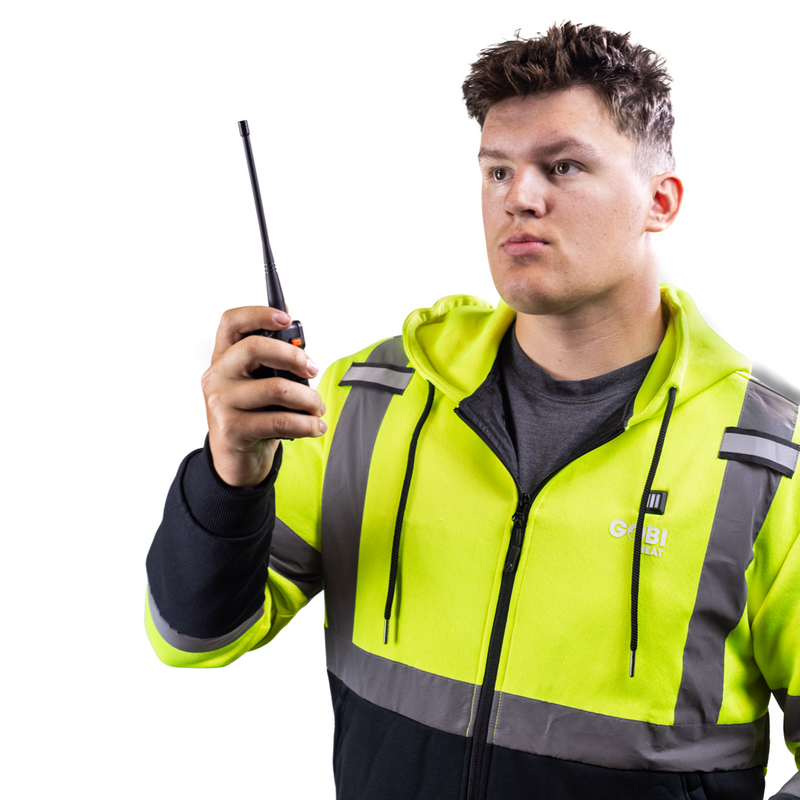 Load image into Gallery viewer, Beam Men's Workwear Heated High-Vis Hoodie