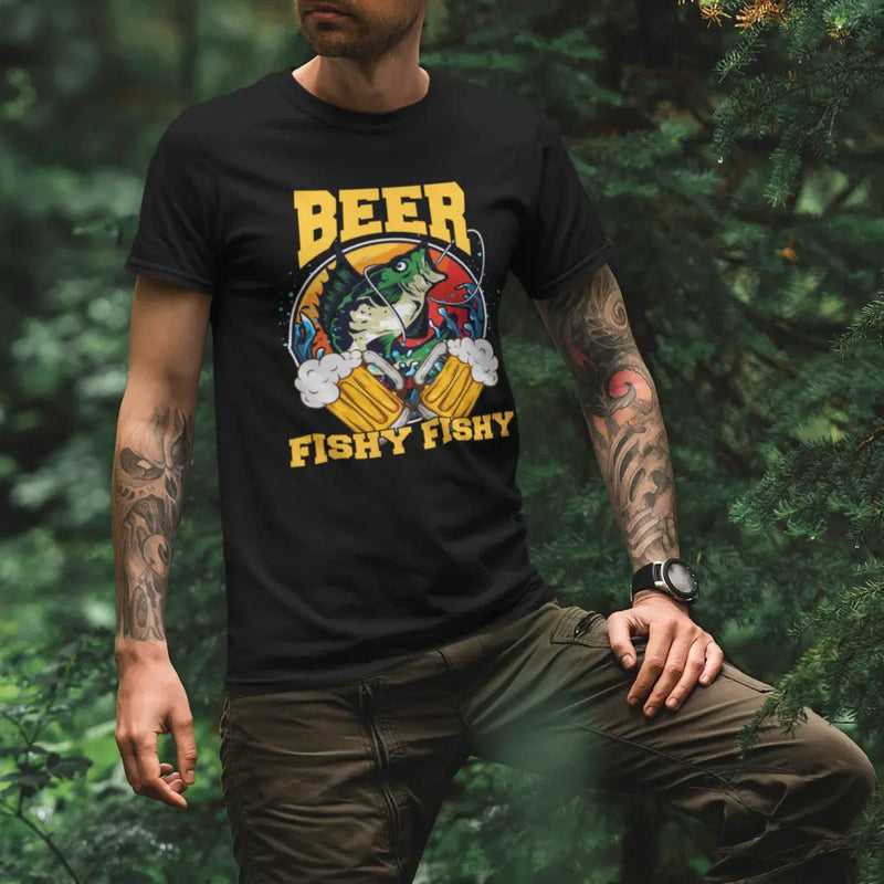 Load image into Gallery viewer, Beer Fishy Fishy 2 Man T-Shirt