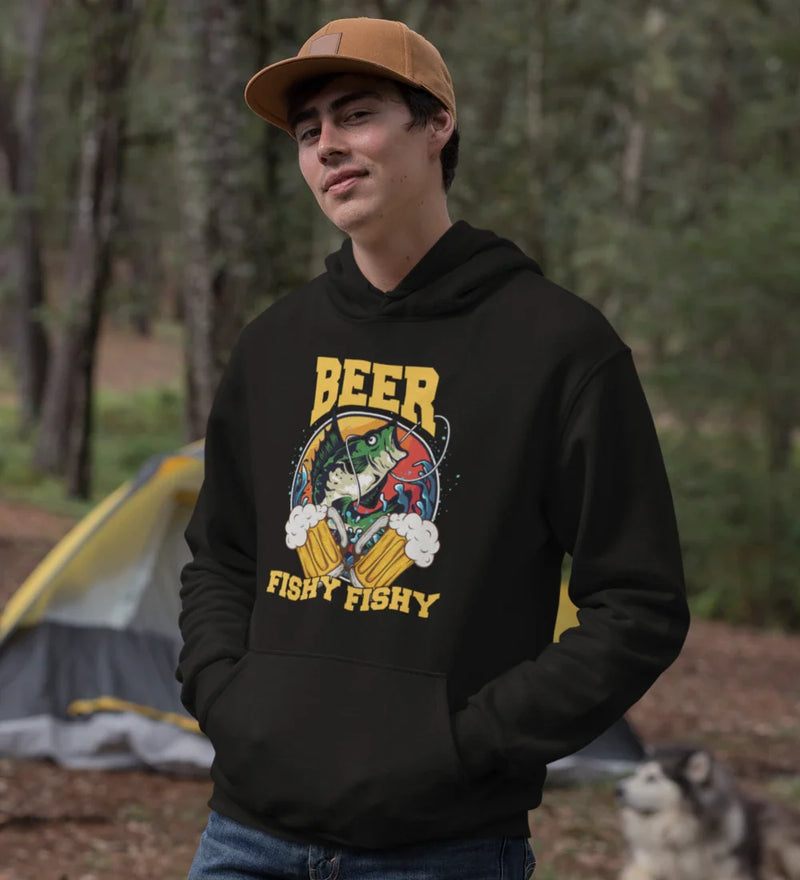 Load image into Gallery viewer, Beer Fishy Fishy 2 Unisex Hoodie