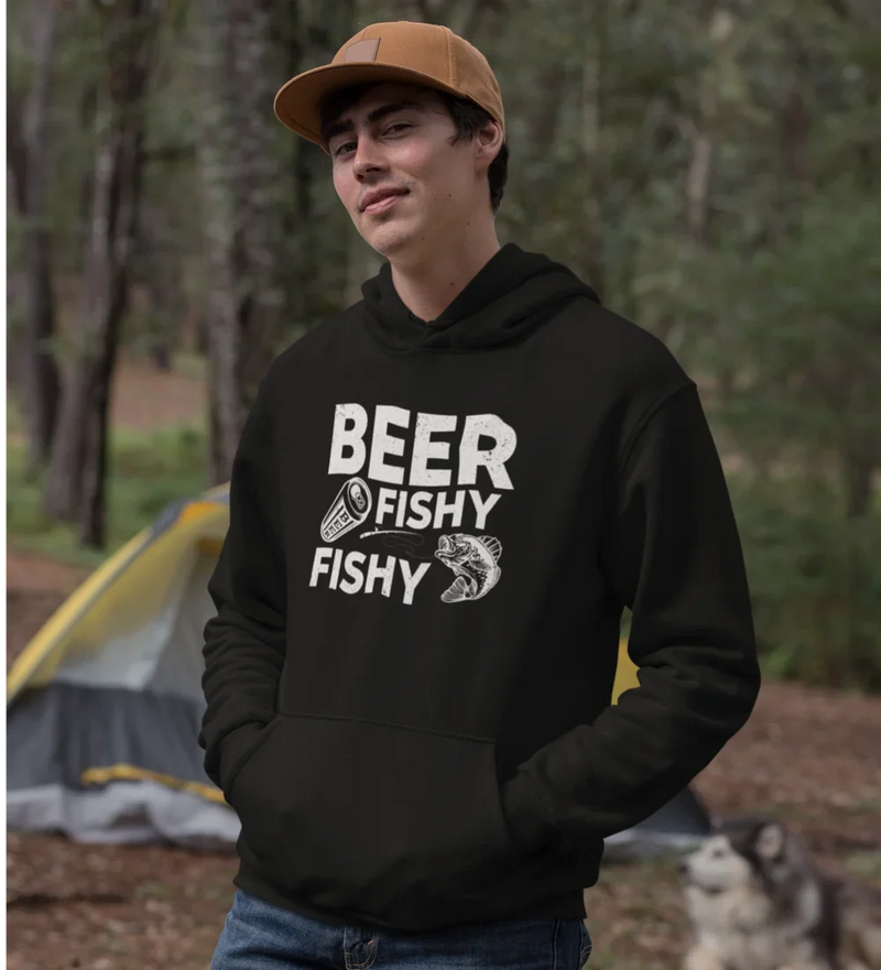 Load image into Gallery viewer, Beer Fishy Fishy Unisex Hoodie