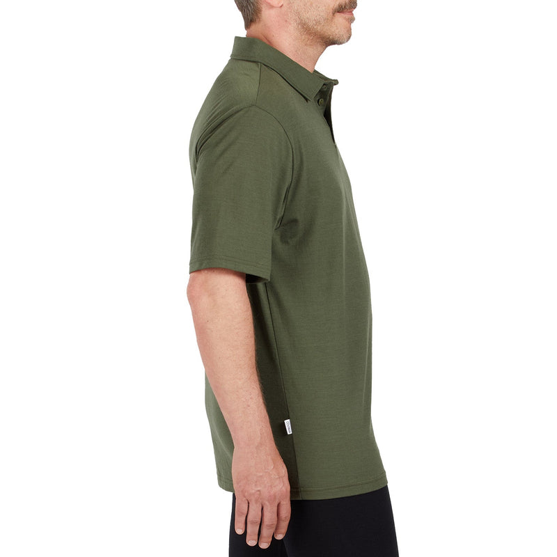 Load image into Gallery viewer, Microweight Men's Wool Polo - Woolverino