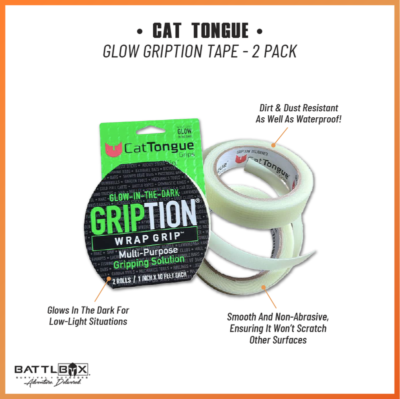 Load image into Gallery viewer, Cat Tongue Glow Gription Tape - 2 pack