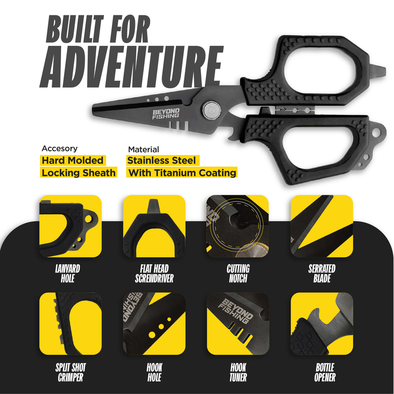 Load image into Gallery viewer, Beyond Fishing 6.5" Pro Shears - Premium Braid Cutting Scissors