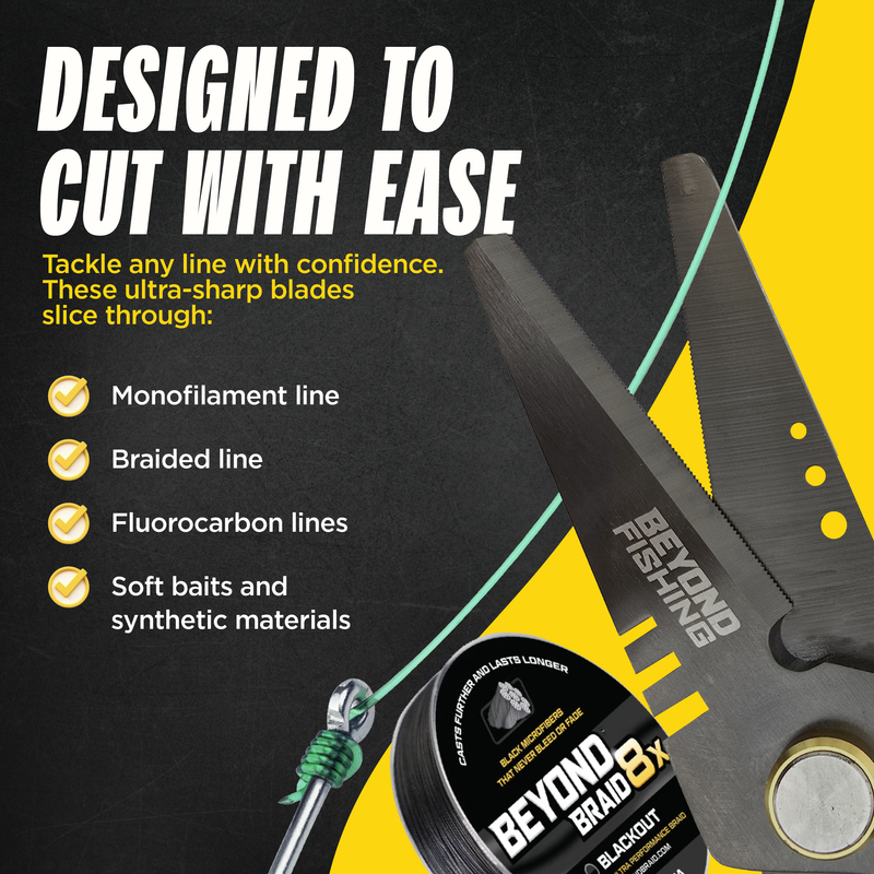 Load image into Gallery viewer, Beyond Fishing 6.5" Pro Shears - Premium Braid Cutting Scissors
