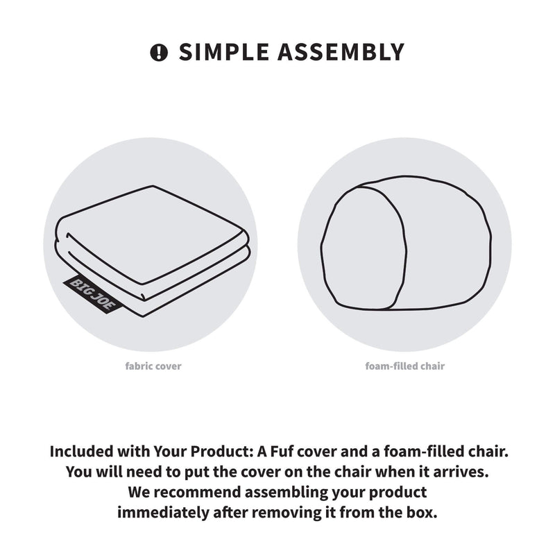 Load image into Gallery viewer, Fuf® 5Ft Foam Bean Bag
