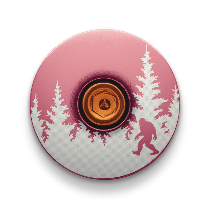 Load image into Gallery viewer, Bigfoot Hiding Custom Bike Top Cap