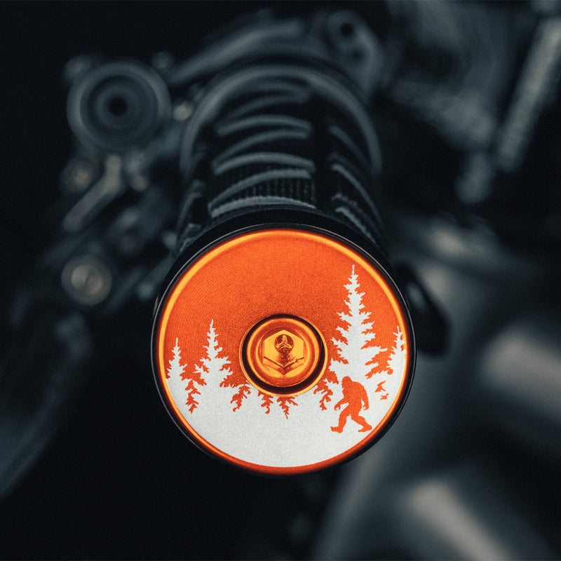 Load image into Gallery viewer, Bigfoot Hiding - Bicycle Handle Bar End Plugs