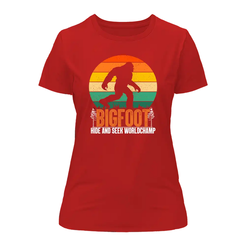 Load image into Gallery viewer, Bigfoot Hide And Seek T-Shirt for Women