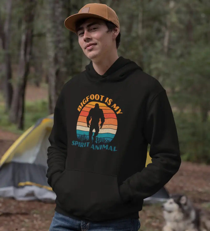 Load image into Gallery viewer, Bigfoot Is My Spirit Animal Unisex Hoodie