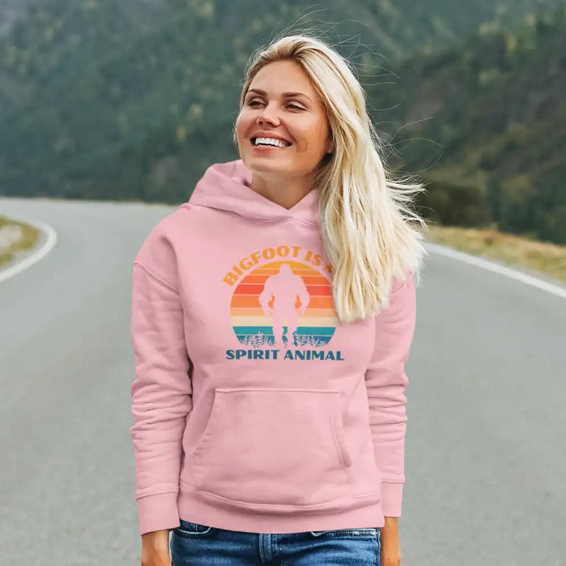Load image into Gallery viewer, Bigfoot Is My Spirit Animal Unisex Hoodie
