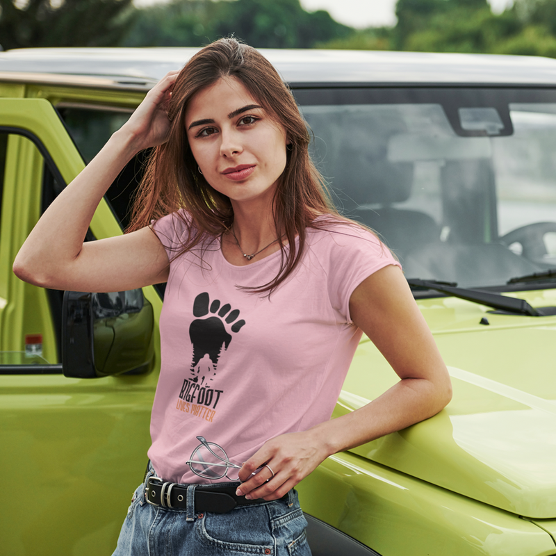 Load image into Gallery viewer, Bigfoot Lives Matter T-Shirt for Women