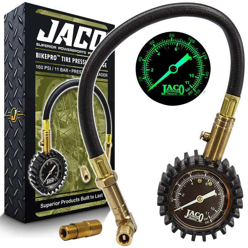 Load image into Gallery viewer, BikePro™ Presta Tire Pressure Gauge - 160 PSI | Presta & Schrader (Hybrid/Road Bikes)