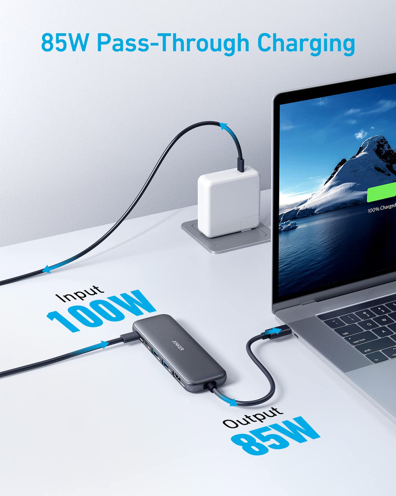 Load image into Gallery viewer, Refurbished Anker <b>332</b> USB-C Hub (5-in-1)