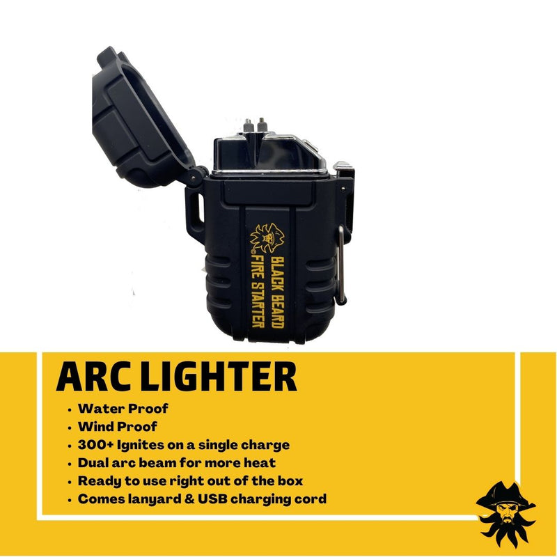 Load image into Gallery viewer, Black Beard Arc Lighter