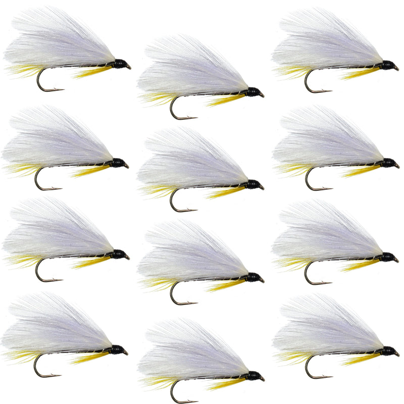 Load image into Gallery viewer, Black Ghost Classic Trout and Bass Streamer Fly - Set of 12 - Hook Size 4