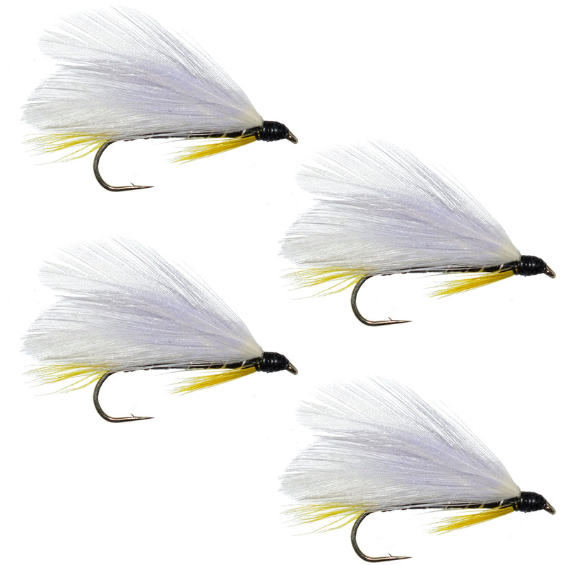 Load image into Gallery viewer, Black Ghost Classic Streamer Flies - Set of 4- Hook Size 4