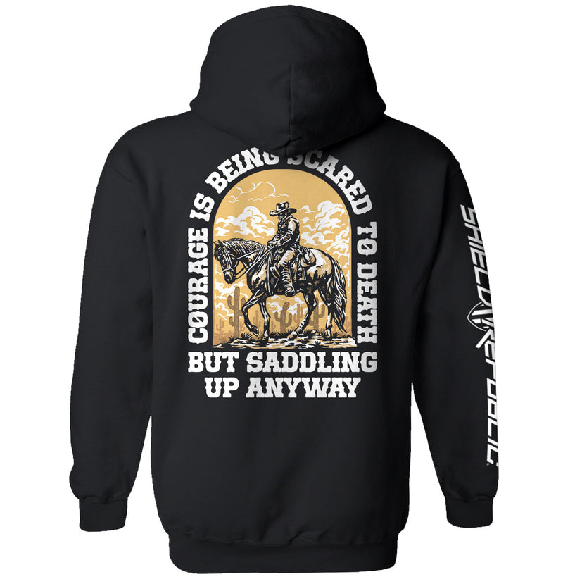 Load image into Gallery viewer, Courage Is Being Scared To Death, But Saddling Up Anyway