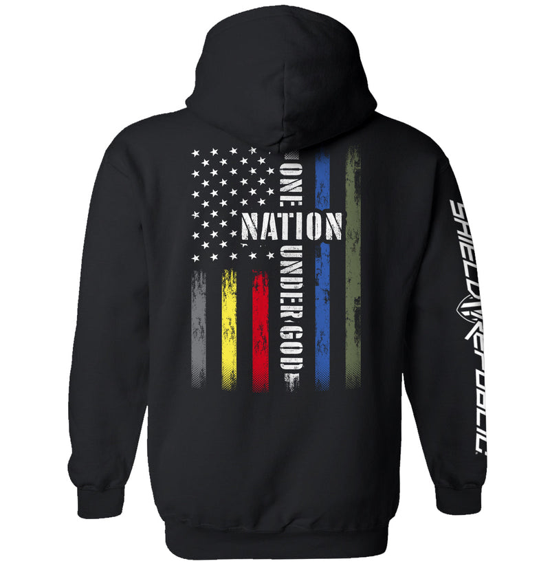 Load image into Gallery viewer, One Nation Under God First Responder Flag