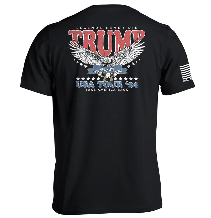 Load image into Gallery viewer, Legends Never Die Trump USA Tour 2024