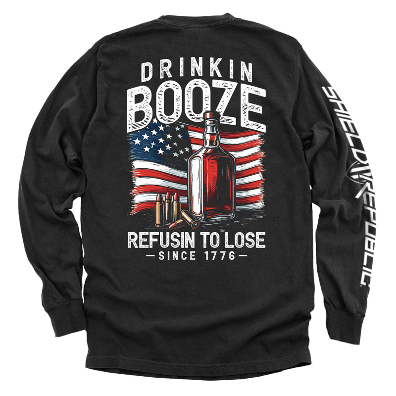 Load image into Gallery viewer, Drinkin' Booze Refusin' To Lose