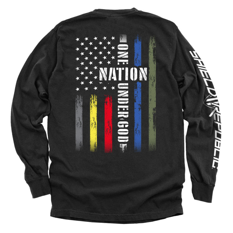 Load image into Gallery viewer, One Nation Under God First Responder Flag