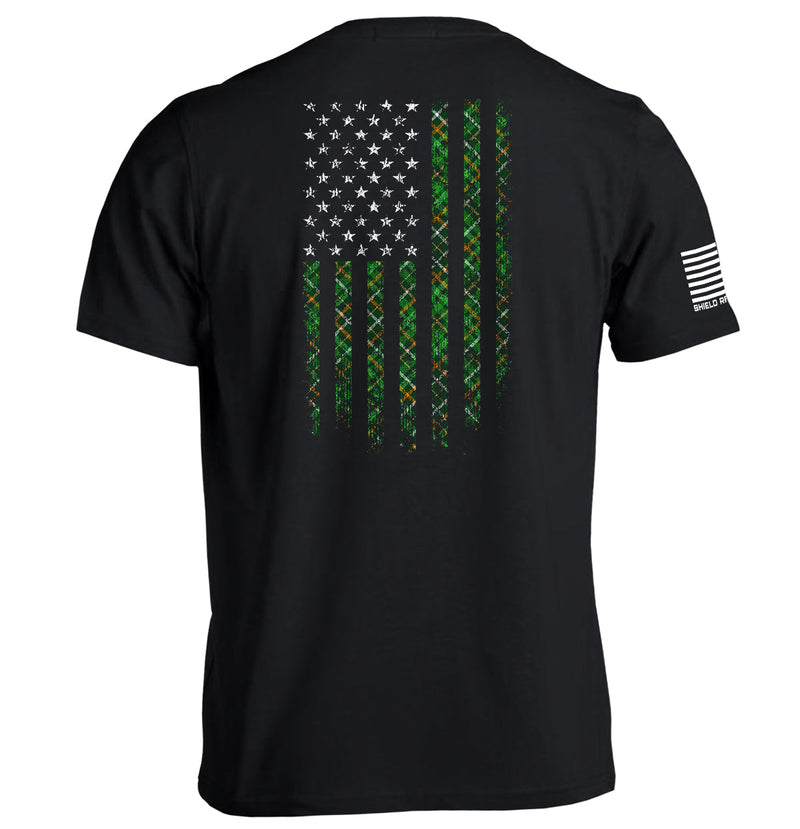 Load image into Gallery viewer, Irish Plaid American Flag