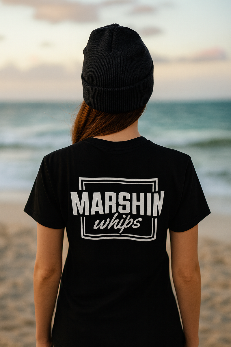 Load image into Gallery viewer, Marshin Whips Black Beanie