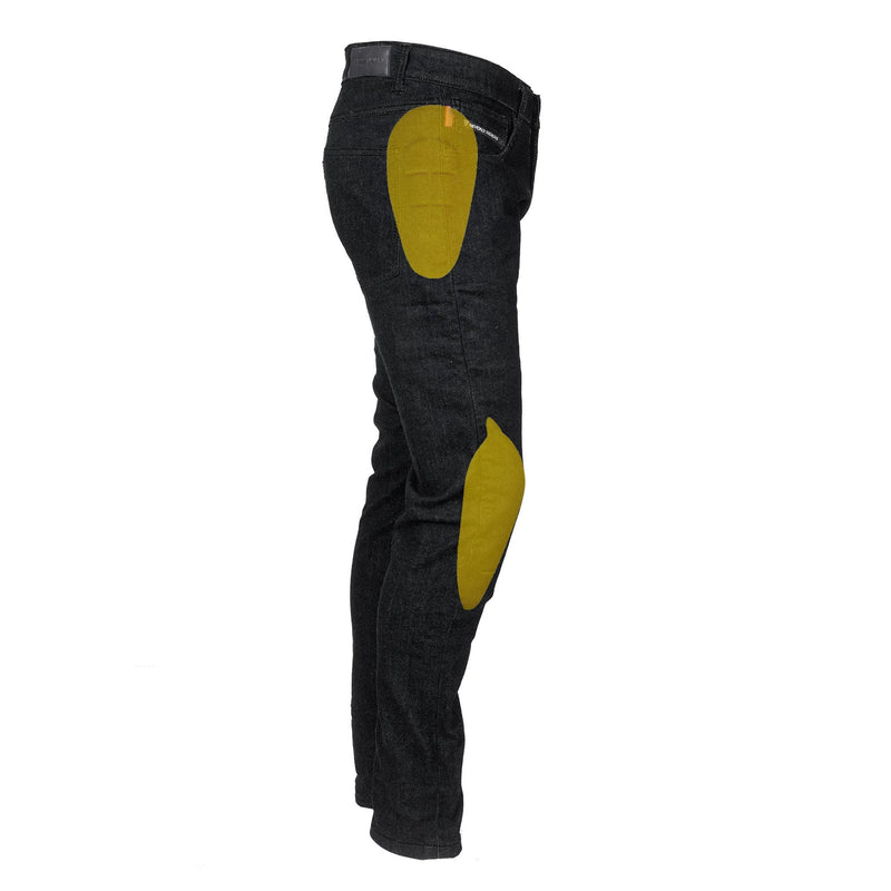 Load image into Gallery viewer, Straight Leg Protective Denim Pants (Jeans) - Black