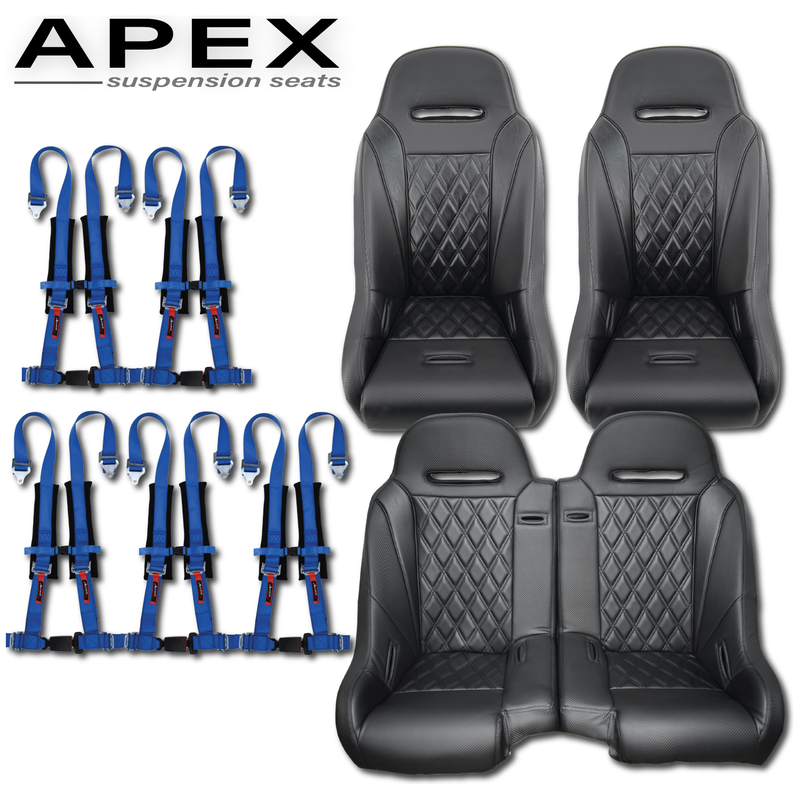 Load image into Gallery viewer, Aces Racing - 2024+ Polaris XP Bench Seat and Bucket Seat Combo