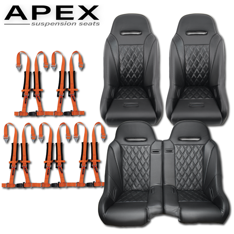 Load image into Gallery viewer, Aces Racing - 2024+ Polaris XP Bench Seat and Bucket Seat Combo