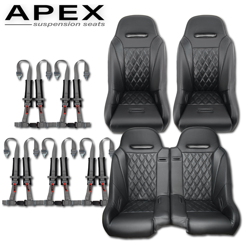 Load image into Gallery viewer, Aces Racing - 2024+ Polaris XP Bench Seat and Bucket Seat Combo