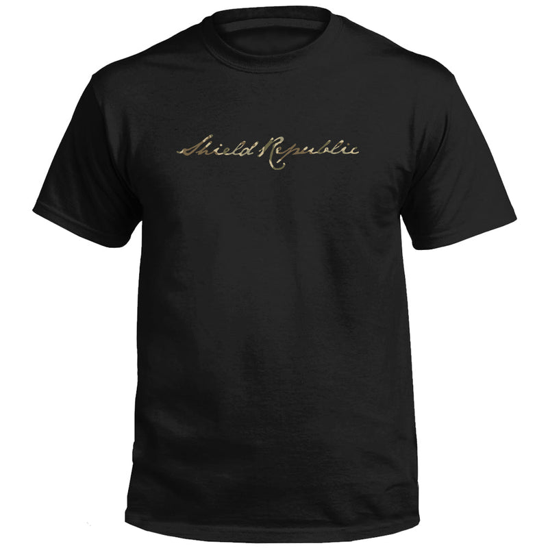 Load image into Gallery viewer, Shield Republic Duck Camo Script (Front)