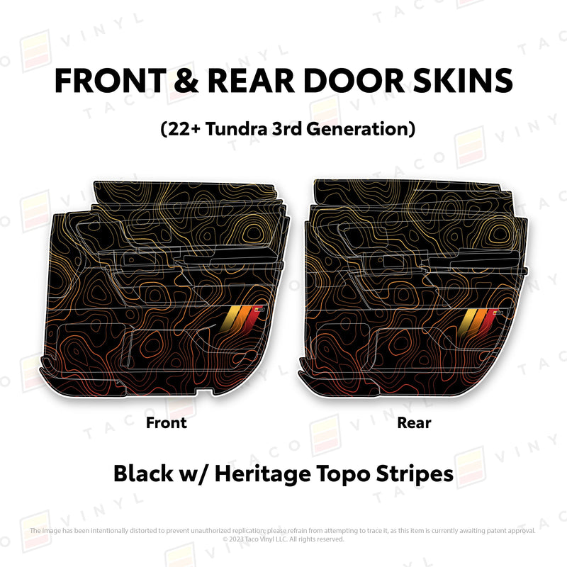 Load image into Gallery viewer, 2022+ Tundra Door Skins