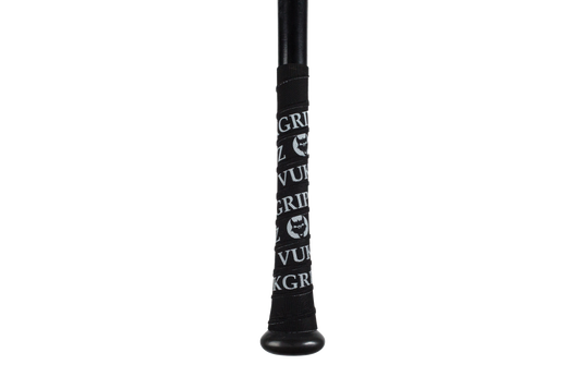 Black Bat Grip Tape with White