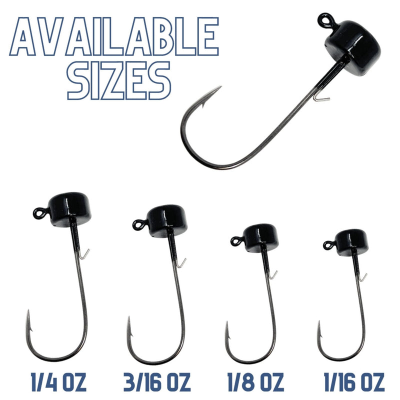 Load image into Gallery viewer, Reaction Tackle Lead Ned Rig - Shroom Jigs (25-Pack)