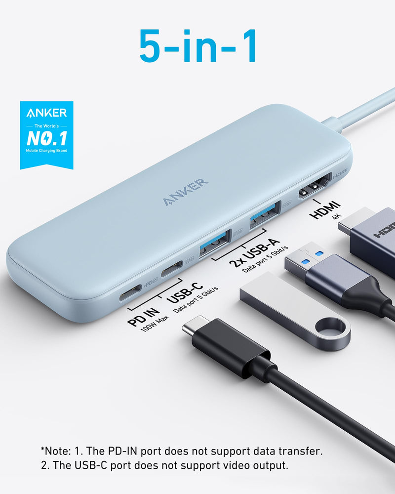 Load image into Gallery viewer, Refurbished Anker <b>332</b> USB-C Hub (5-in-1)