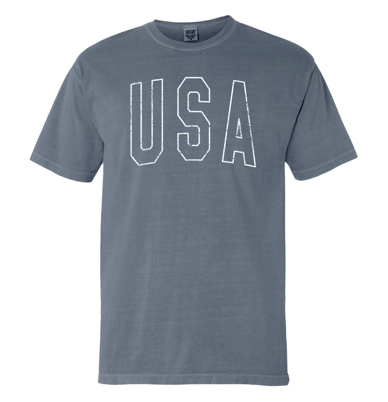 Load image into Gallery viewer, USA Collegiate Solid White (Front)
