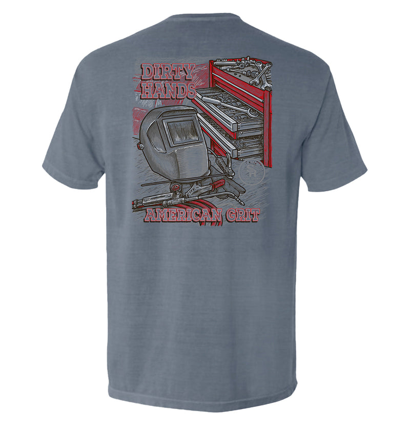 Load image into Gallery viewer, Dirty Hands American Grit Pocket Tee