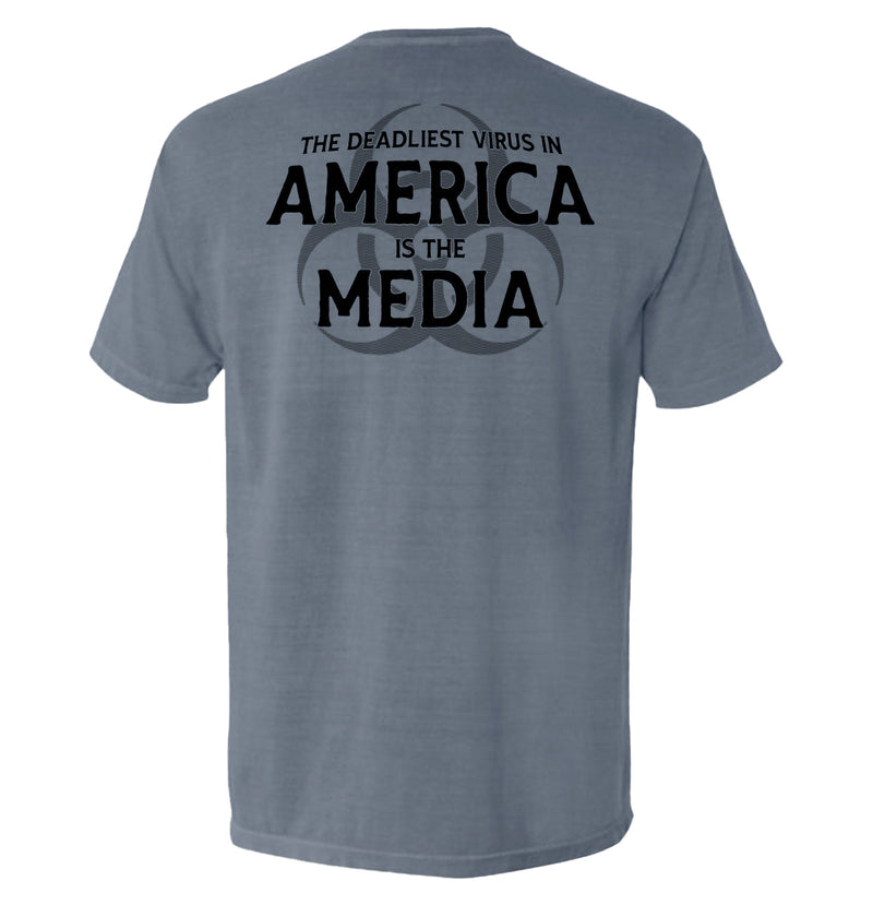 Load image into Gallery viewer, The Deadliest Virus in America is the Media (Black)