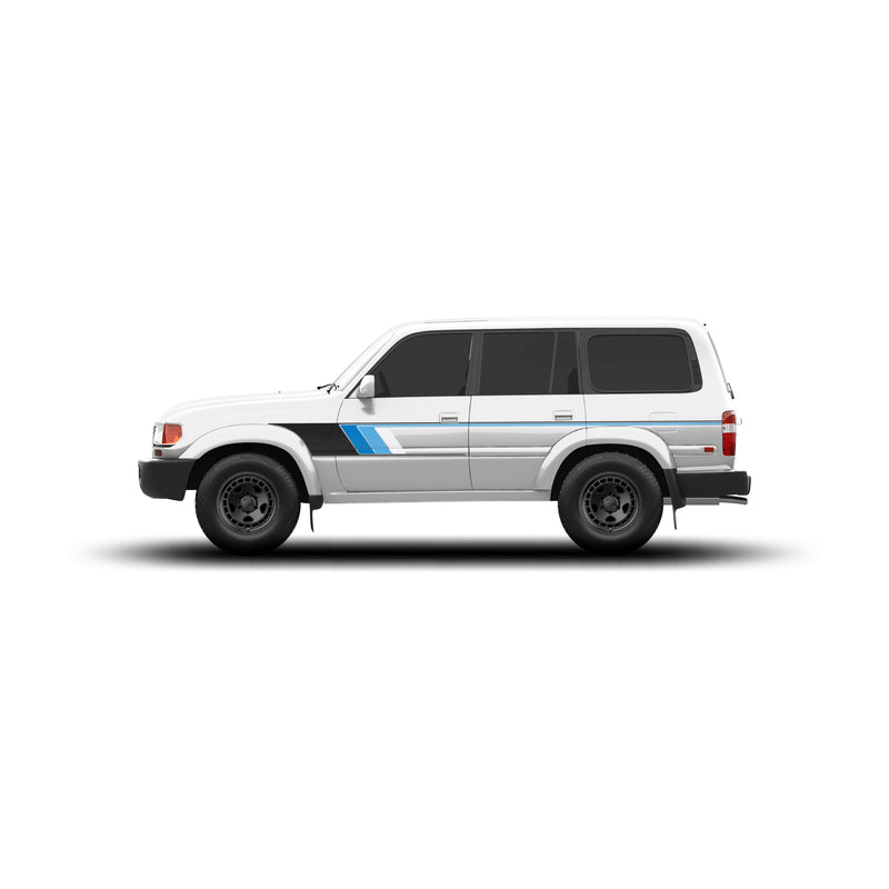Load image into Gallery viewer, 80 Series Land Cruiser Checkered Stripe Kit