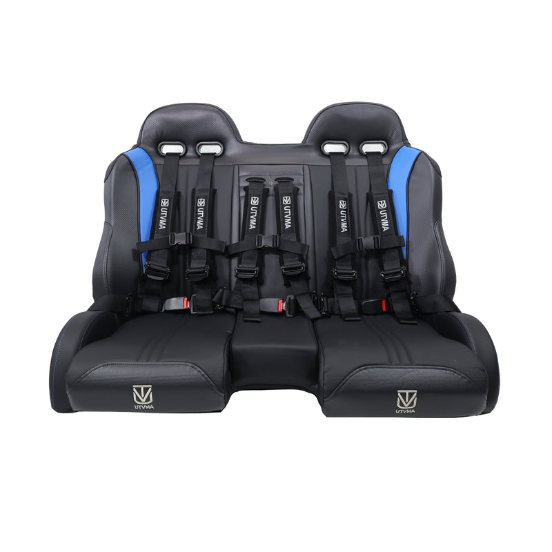 Load image into Gallery viewer, RZR 1000 Elite Series Bench Seat Front or Rear Bench Seat W Harnesses (over the console) (2014-2023)